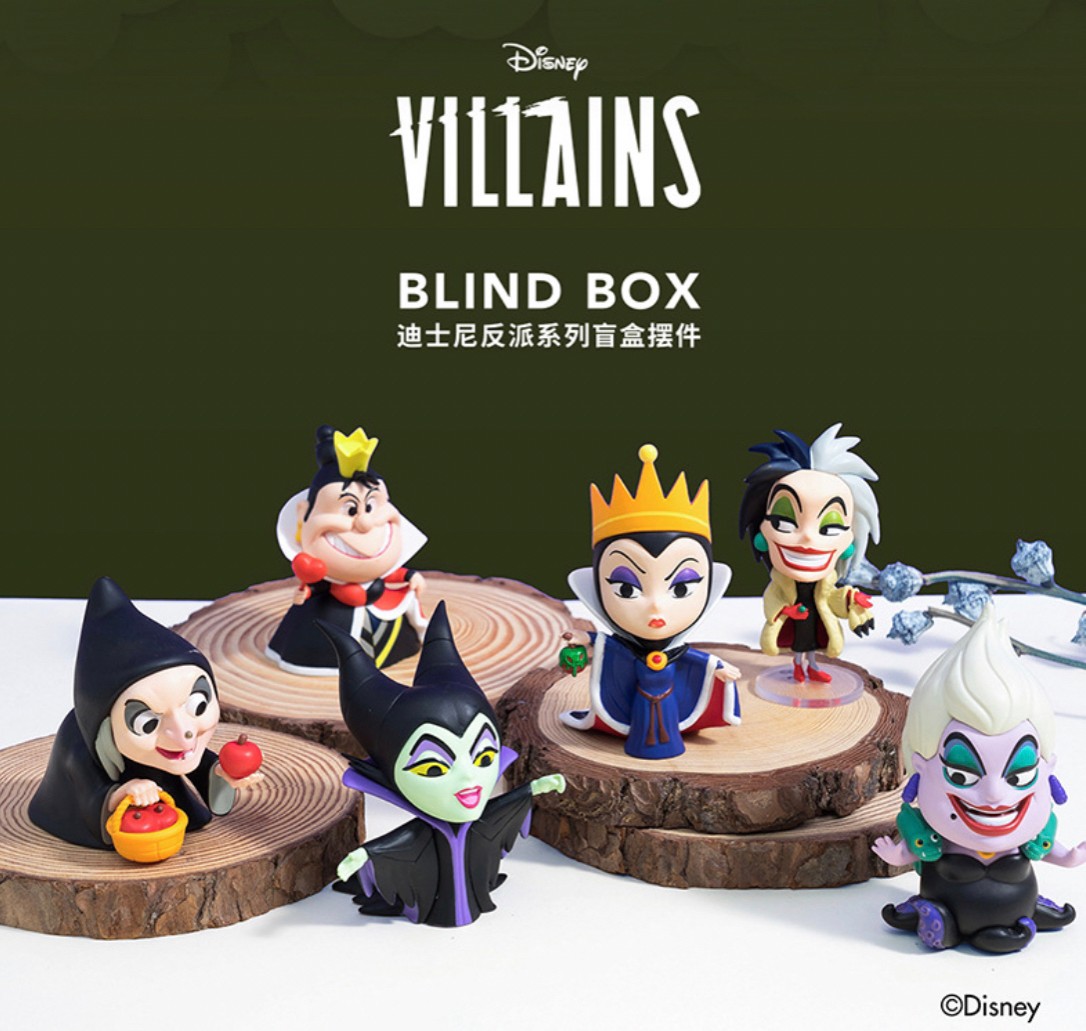 กล่องสุ่ม Disney Villiains Series Blind Box by Miniso (Set of 6)