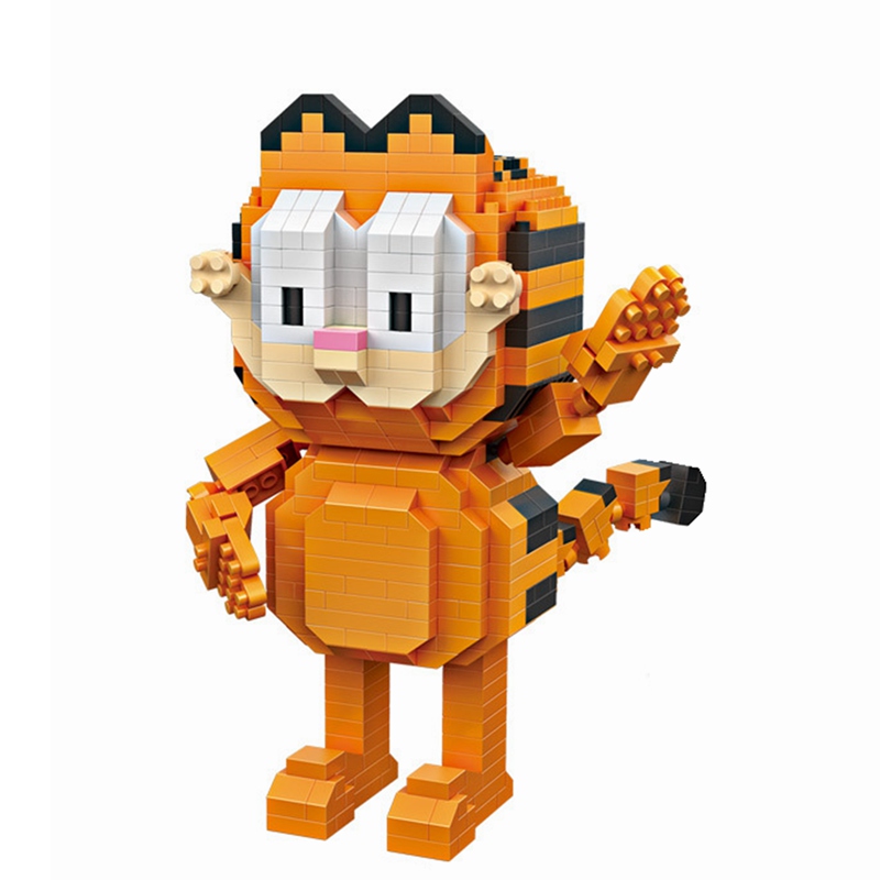 LOZ 9758 Standing Garfield 630pcs
