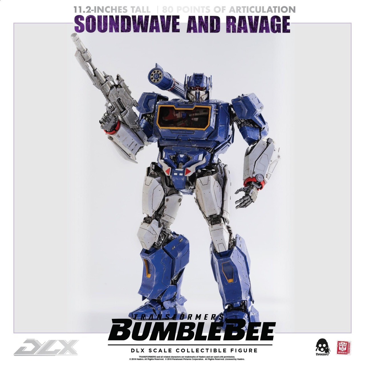 Pre-order : Transformers BUMBLEBEE DLX Soundwave and Ravage by ThreeZero (Reissue)
