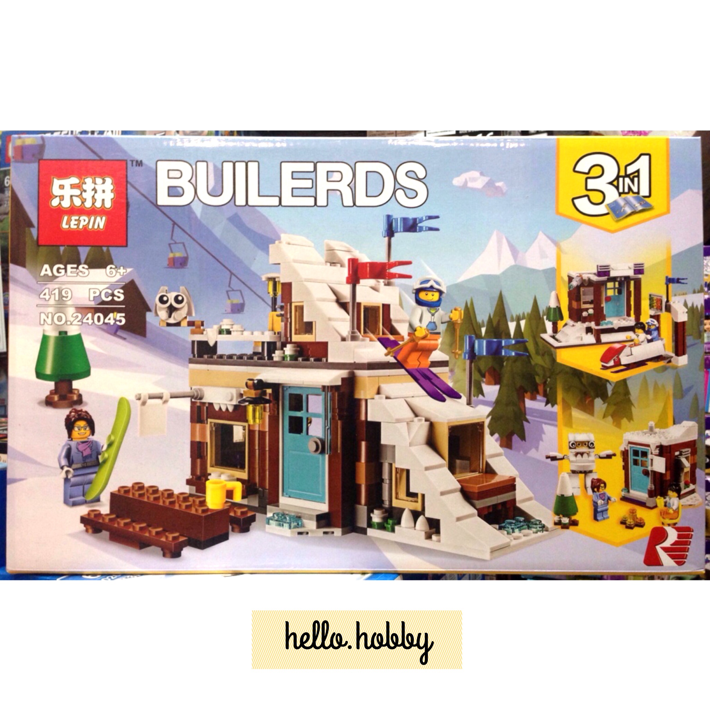 Lepin 24045 Modular Winter Vacation 419pcs