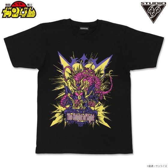 PRE-ORDER : SD Gundam T-shirt Neo Black Dragon & Sieg Zeon feat.STUDIO696