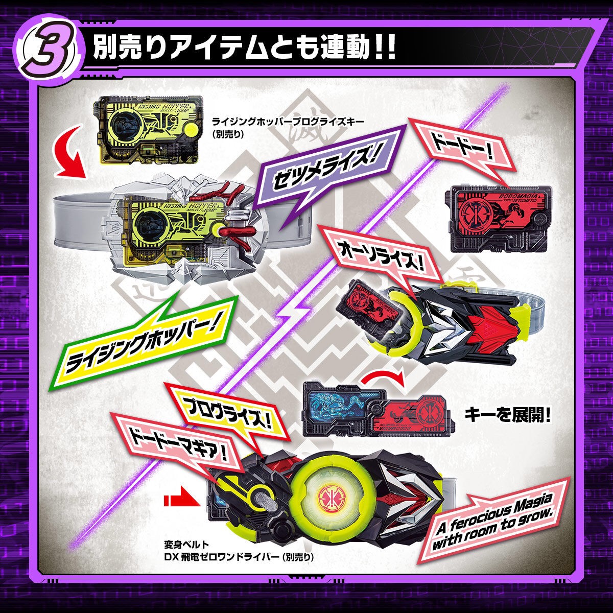 Masked Rider Zero-One - DX ZetsumeRiser by Premium Bandai (Lot JP มีกล่องน้ำตาล)