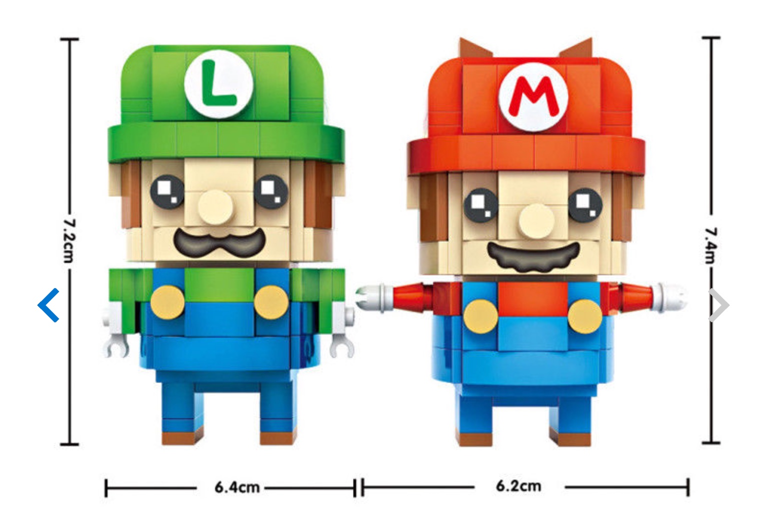 LOZ 1706 Super Mario & Luigi 384pcs