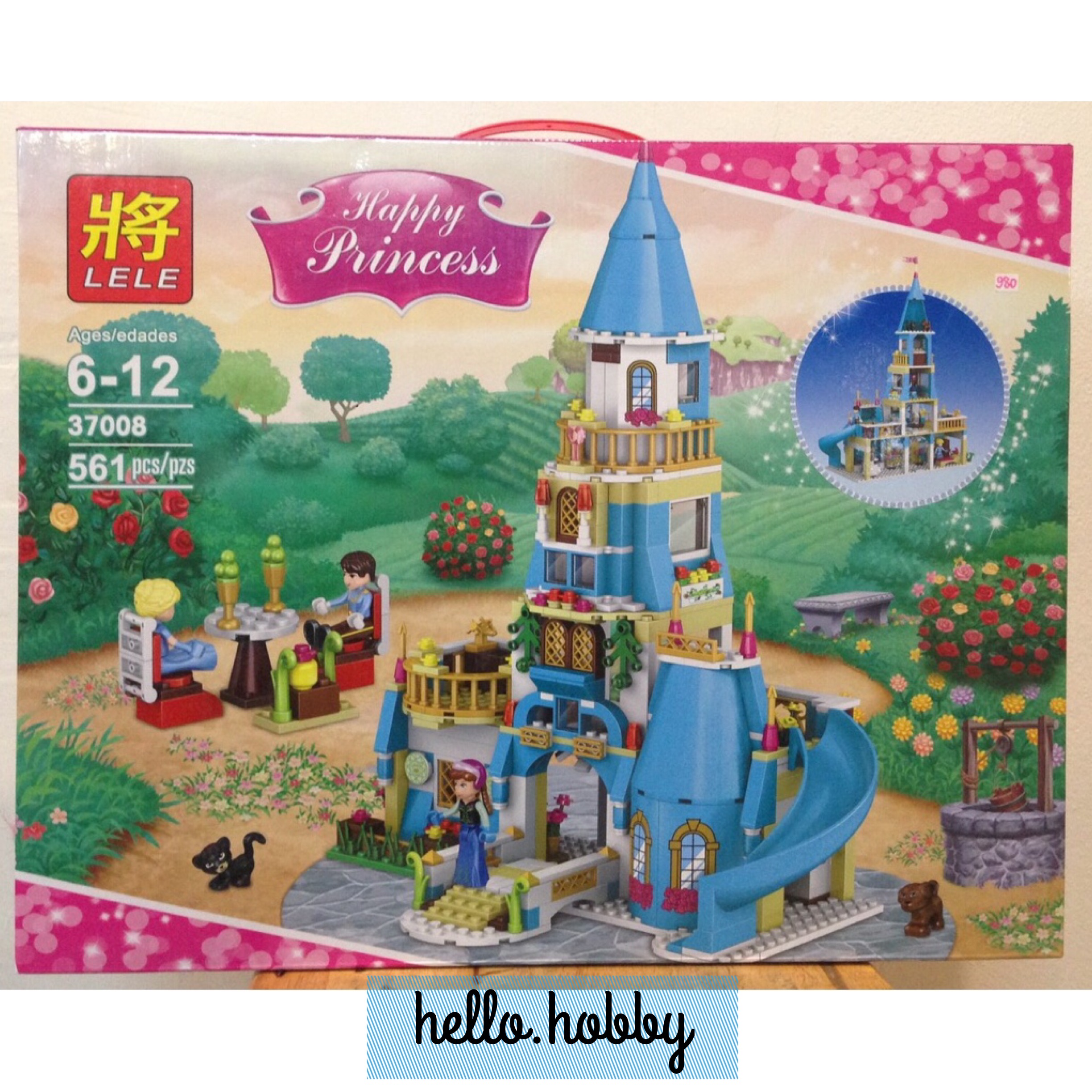 Lele 37008 Happy Princess Anna in Cinderella and the Prince's Castle 561pcs