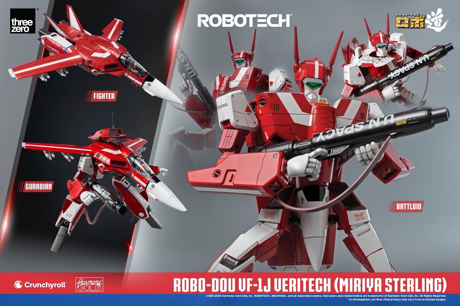 Pre-order : ROBOTECH ROBO-DOU ROBOTECH VF-1J Veritech (Miriya Sterling) by Threezero