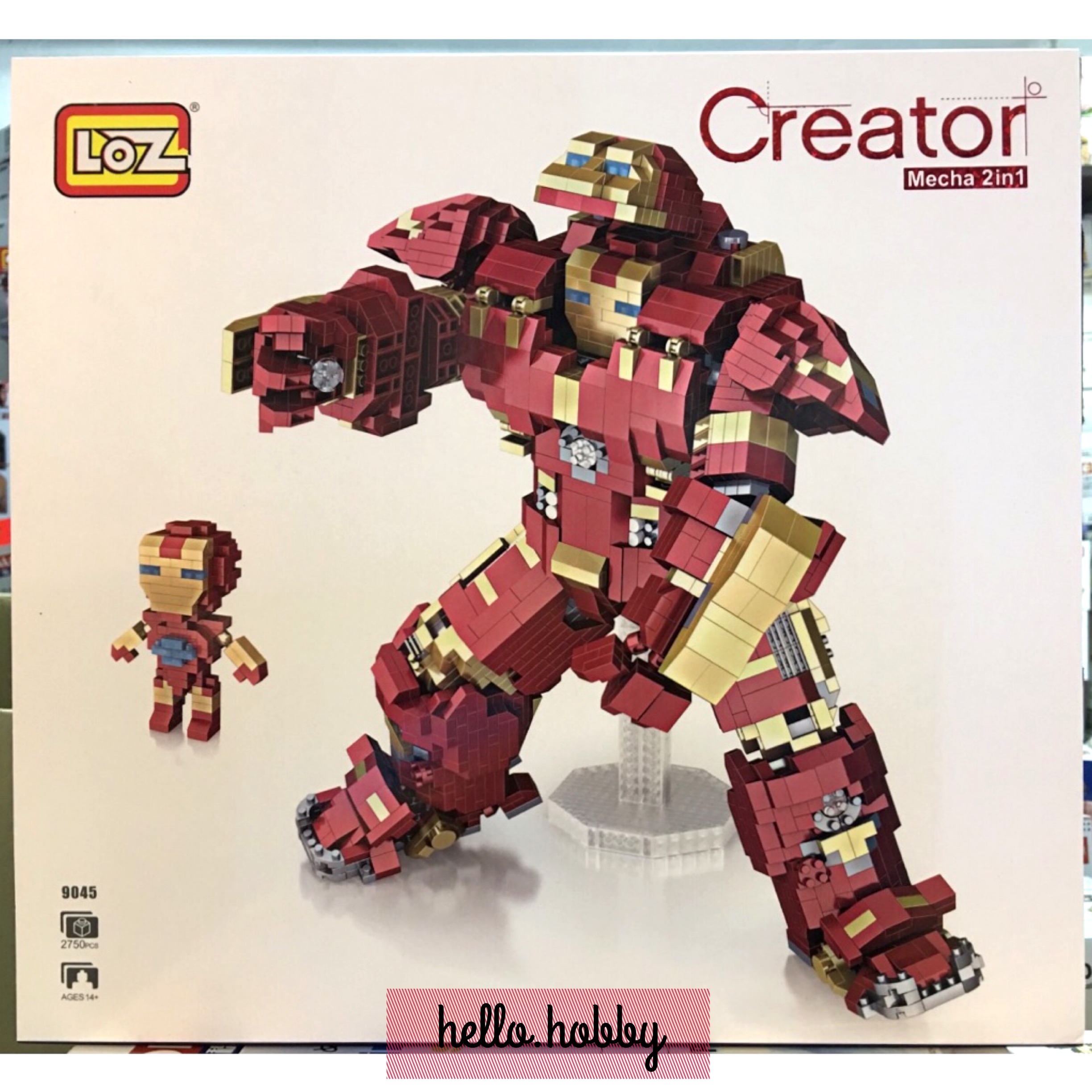 LOZ 9045 Iron Man 2750pcs