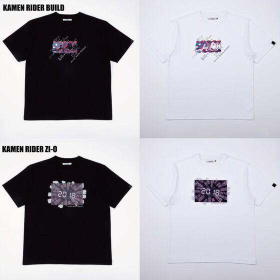 PRE-ORDER : Kamen Rider T-shirt -BELTxGLITCH- | HENSHIN by KAMEN RIDER (10 types in total)