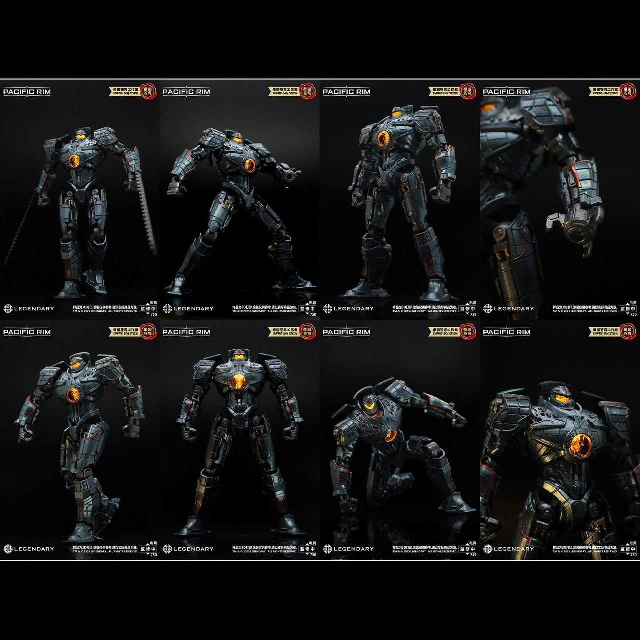 Pre-order : Pacific Rim Plastic Model Kit by Empire Sky Studio (Set of 4)