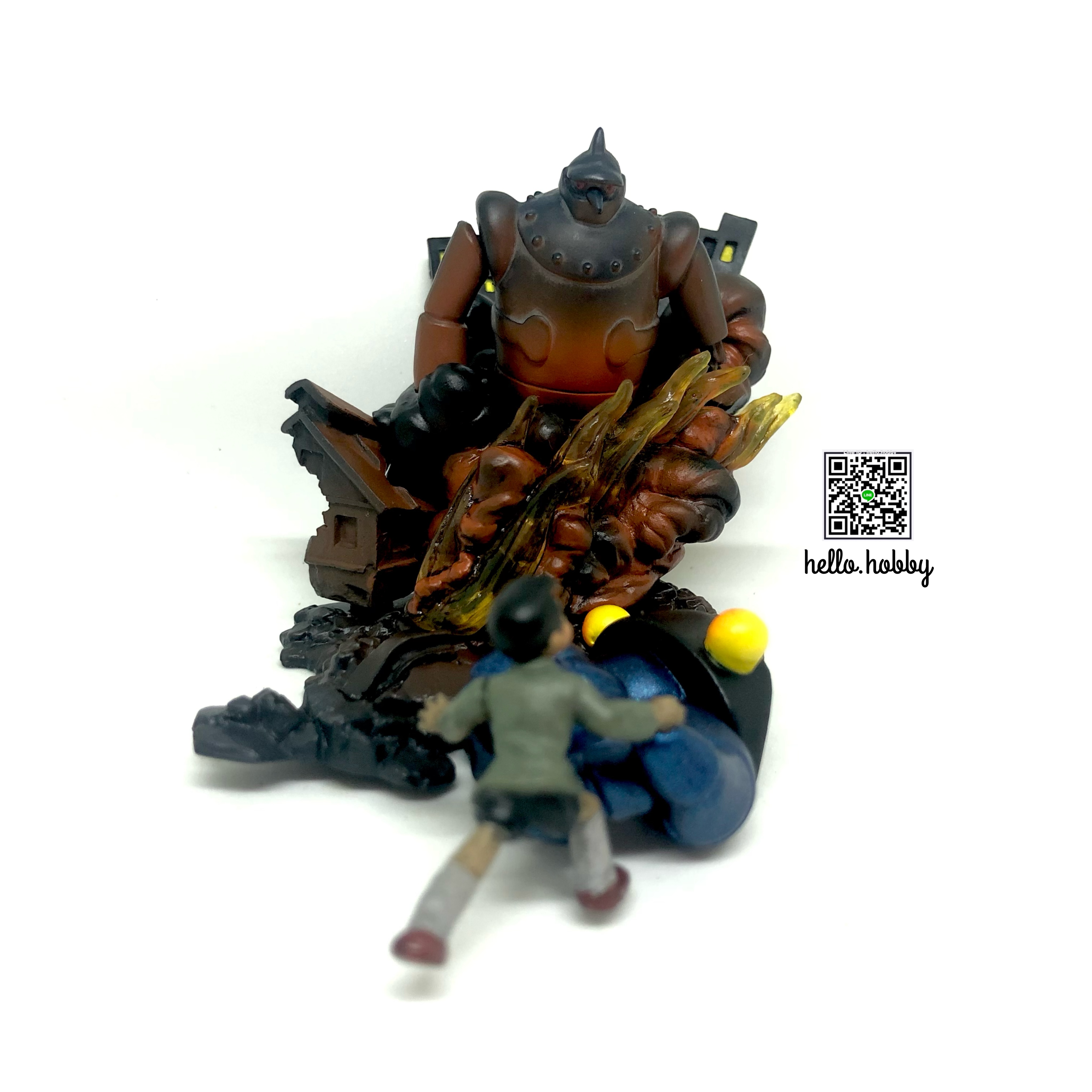 HG Gigantor Tetsujin 28 Imagination Collection Diorama Gashapon (Set of 4)