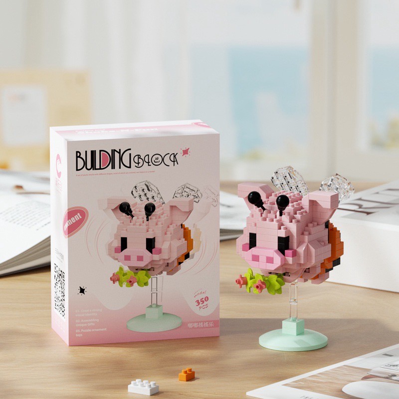 ตัวต่อนาโน Size L - CLC Flying Animal Shake and Fun