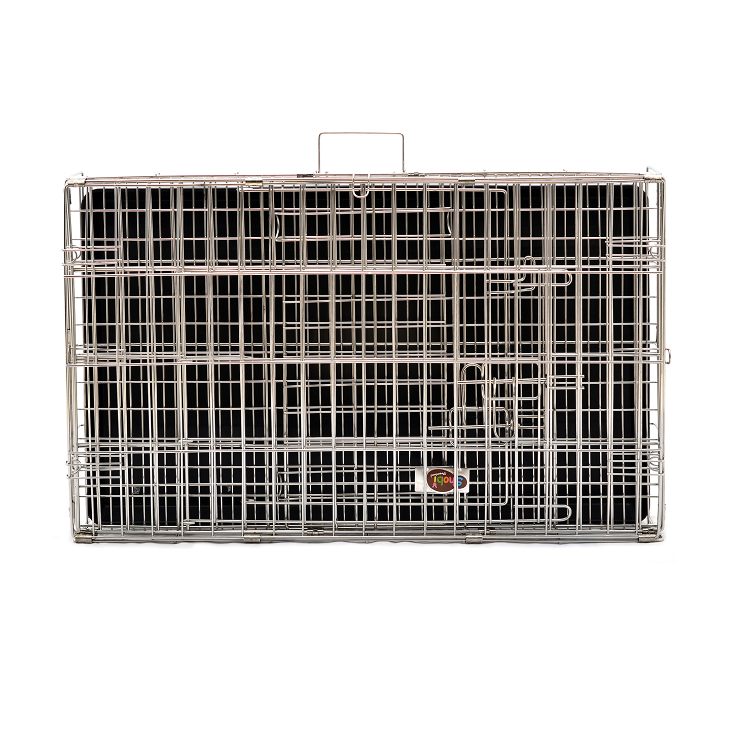 กรงสุนัขสแตนเลส Size L