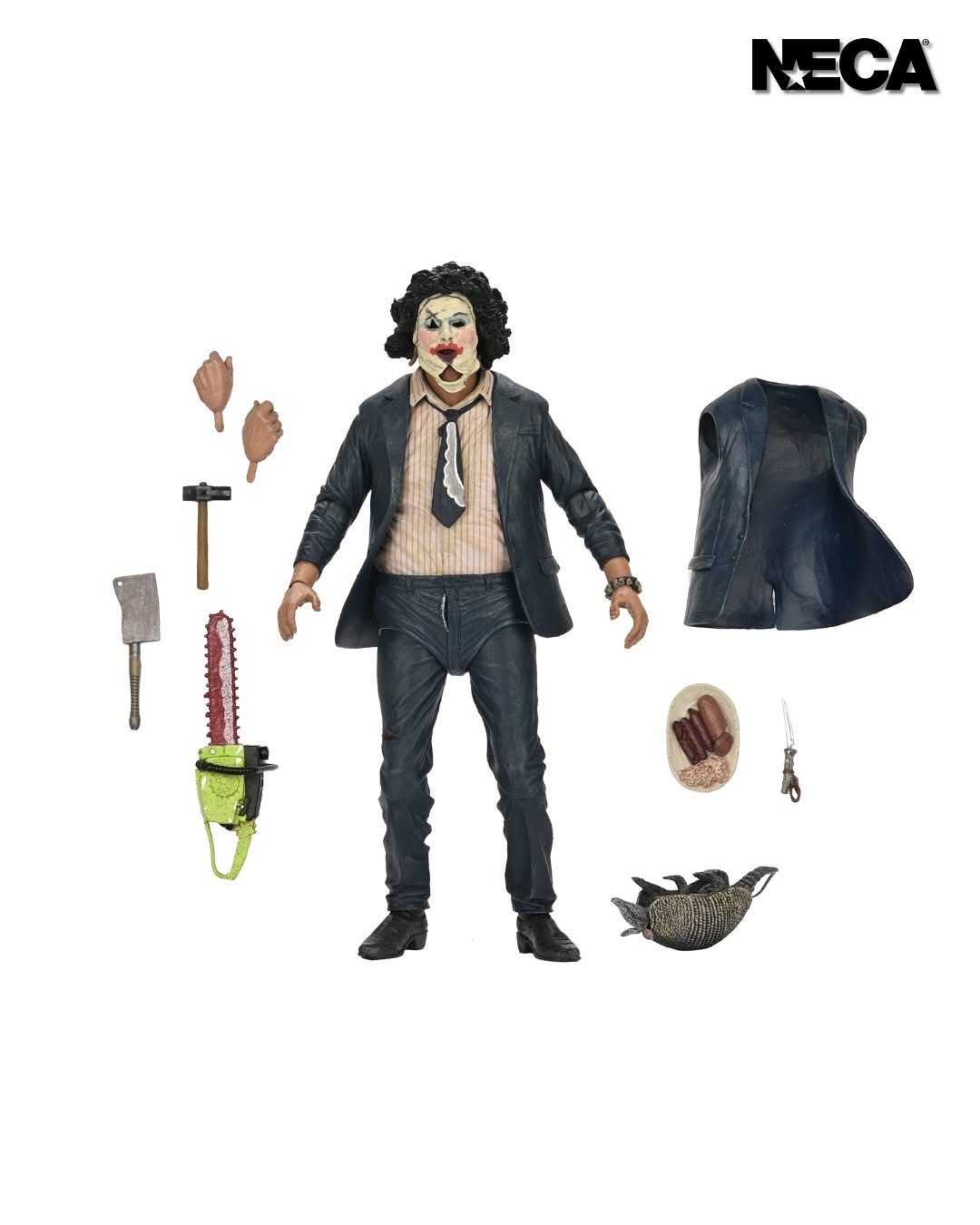 Pre-order : Texas Chainsaw Massacre 50th Anniversary Ultimate Leatherface with Pretty Woman Mask 7” Scale Action Figure by NECA