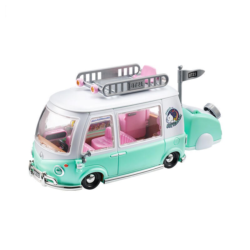 ฟิกเกอร์รถ BT21 Universtar Camping Car Play Set by Line Friends x Young Toys