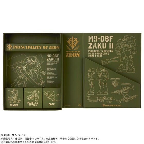 PRE-ORDER : Mobile Suit Gundam Principality of Zeon Desk Tool Box
