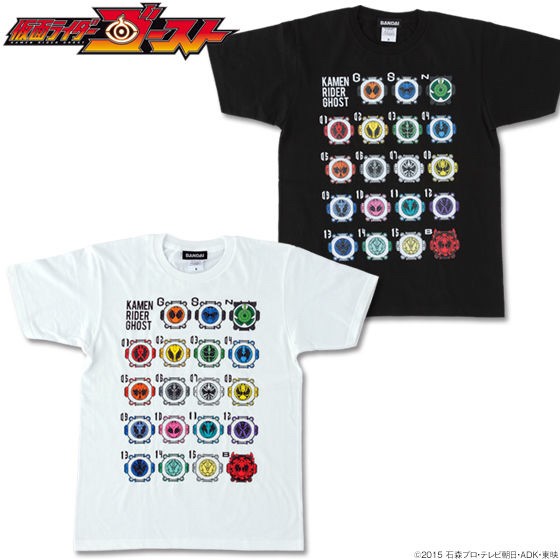 PRE-ORDER : Kamen Rider Ghost Ghost Eyecons T-shirt (White only)