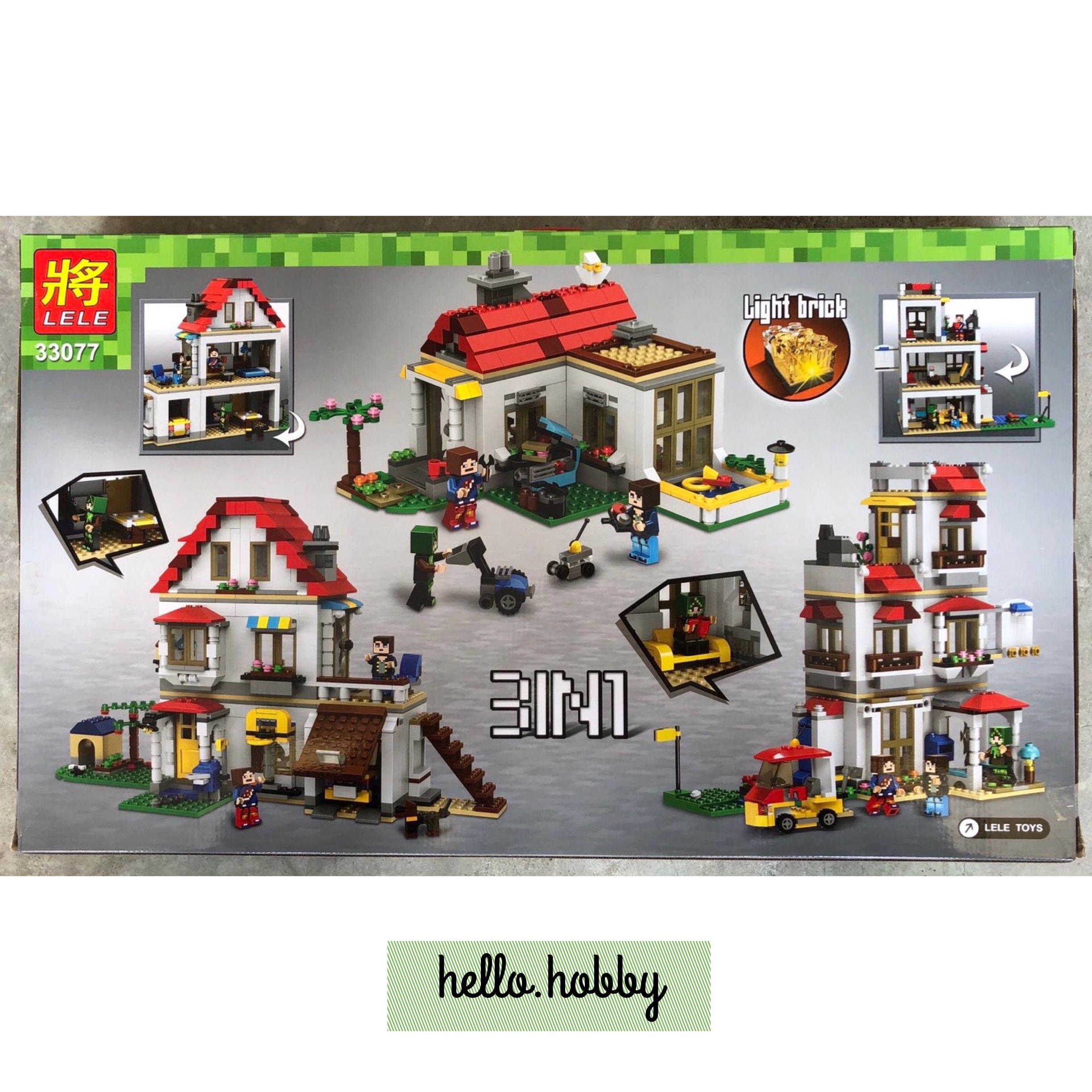 Lele 33078 Ninjago Modular Family Villa 738pcs