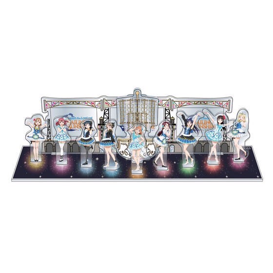 PRE-ORDER : Love Live! Sunshine!! Uranohoshi Girls' High School Store Live Stage Acrylic Diorama Aqours