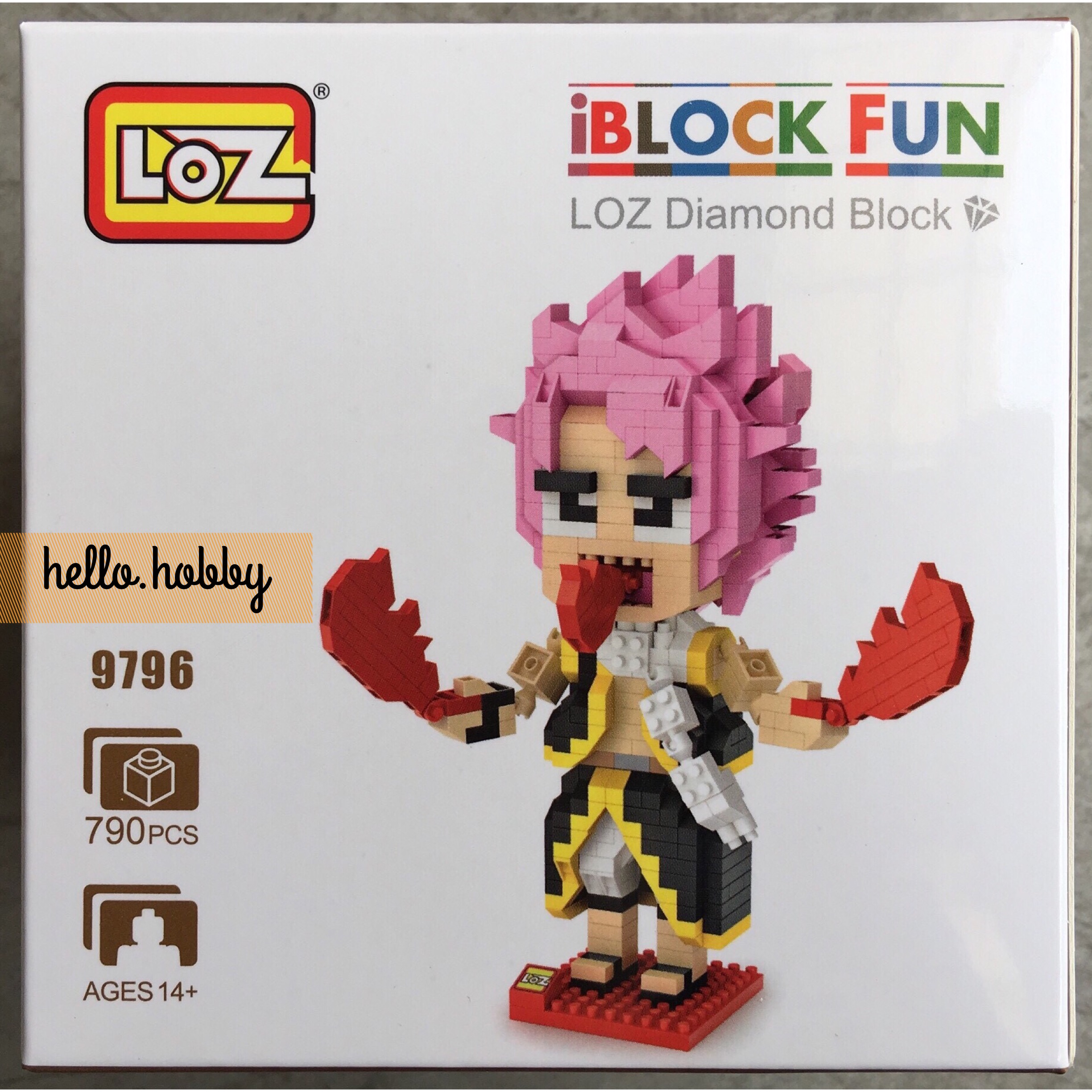 LOZ 9796 Fairy Tail Natsu 790pcs