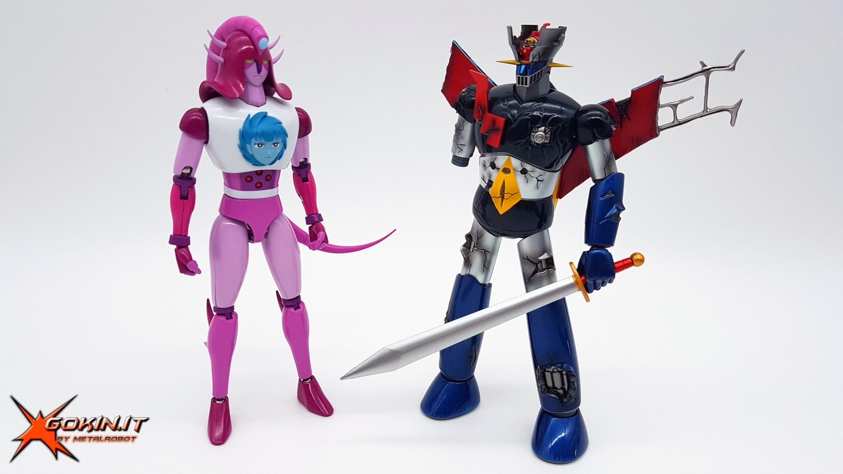 Soul of Chogokin - GX-108 Rhein X1 & Dianan A By Bandai