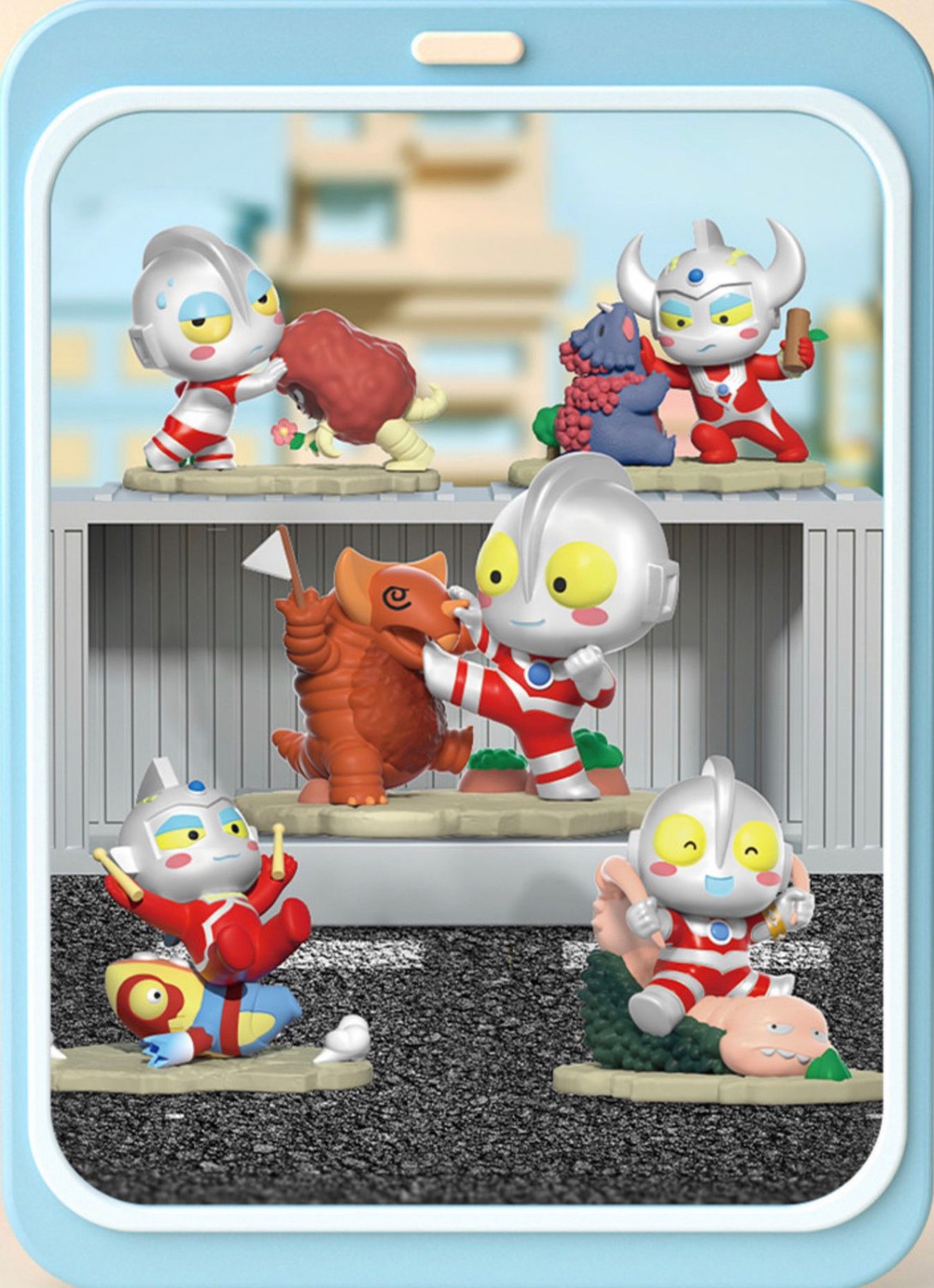 Ultraman - Ultra Battle Armor Q Version Terman Scene by Jin Jiang Toys (Set of 6+2secret)