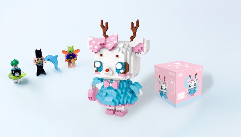 LOZ 9215 Almond the Deer 910pcs