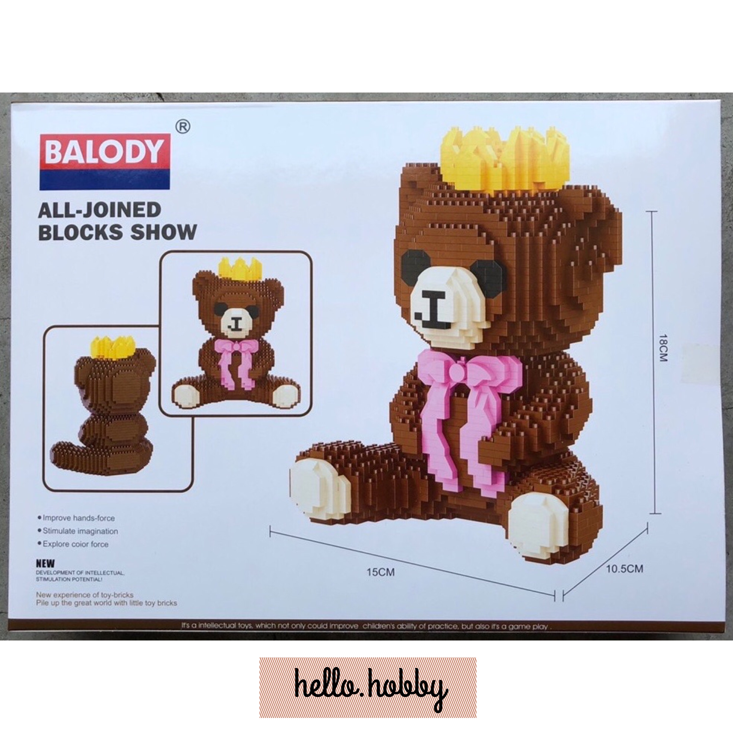 Balody 16101 Teddy Bear 1700pcs