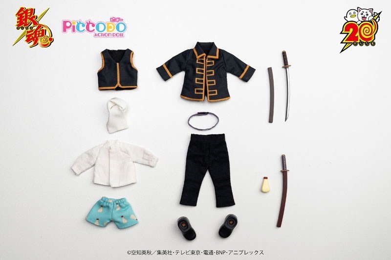 Pre-order : PICCODO ACTION DOLL Gintama Gintoki Sakata / Toshiro Hijikata Chibi Doll by GENESIS