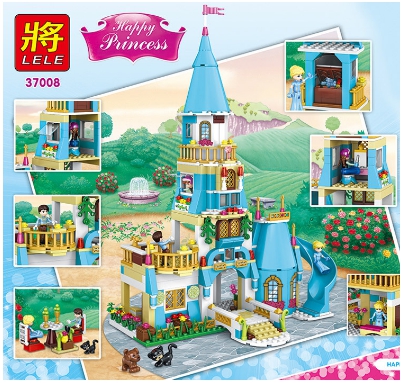 Lele 37008 Happy Princess Anna in Cinderella and the Prince's Castle 561pcs