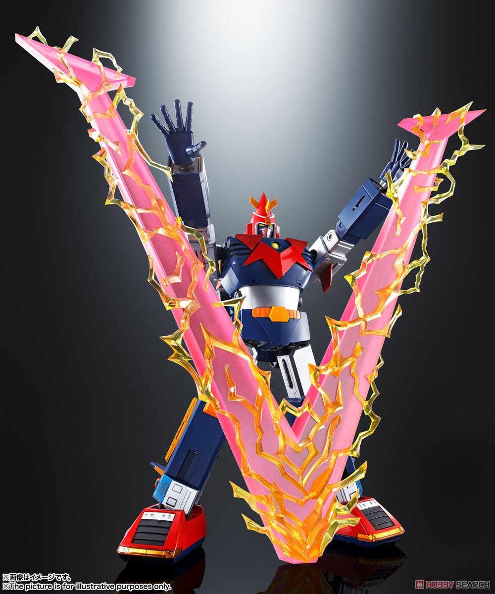 DX SOUL OF CHOGOKIN Volt in Box Voltes V by Bandai (มีกล่องน้ำตาล)(มีเสียง)