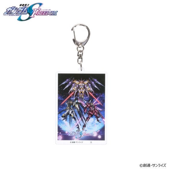 PRE-ORDER : Mobile Suit Gundam Seed FREEDOM Memorial Visual Acrylic Charm