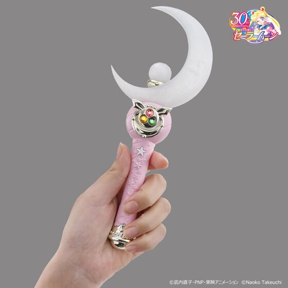 PRE-ORDER : Sailor Moon Miracle Shiny Series Moon Stick
