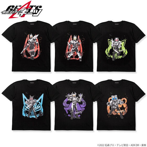 PRE-ORDER : Kamen Rider Geats Rider Pattern T-shirt (6 types in total)