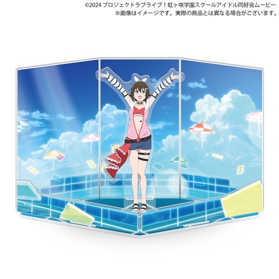 PRE-ORDER : Movie "Love Live! Nijigasaki High School Idol Club Final Chapter 1" Nijigasaki High School Store Acrylic Diorama Stand (5 types)