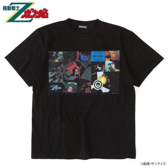 PRE-ORDER : Mobile Suit Z Gundam Episode T-shirt EP1 "Black Gundam"