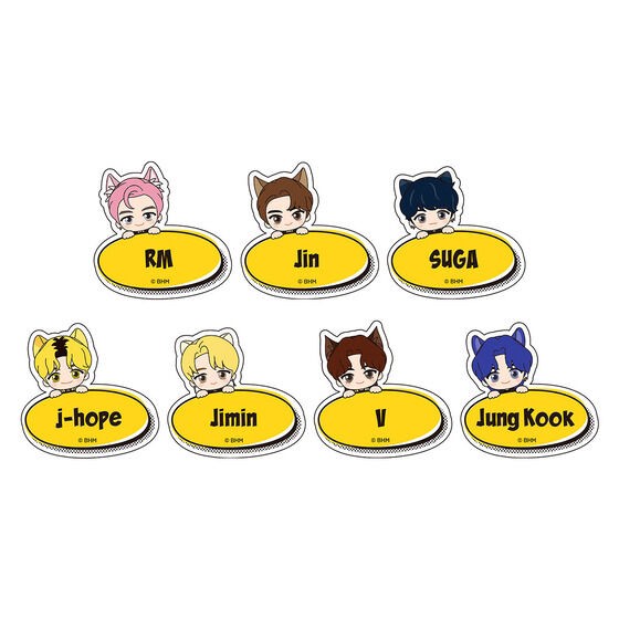 PRE-ORDER : TinyTAN FUN PARK Butter Name Badge (Random)