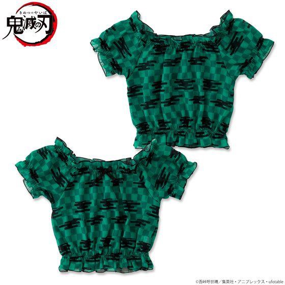 PRE-ORDER : Demon Slayer: Kimetsu no Yaiba Relaxing Wear Series Off-shoulder Tops