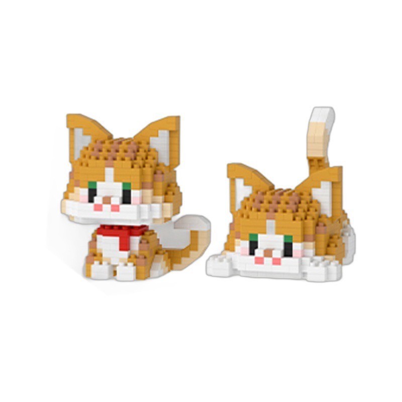 ตัวต่อนาโนไซส์ L - Pan nie x Mard 6077 - 6085 My Little Kitty Cat