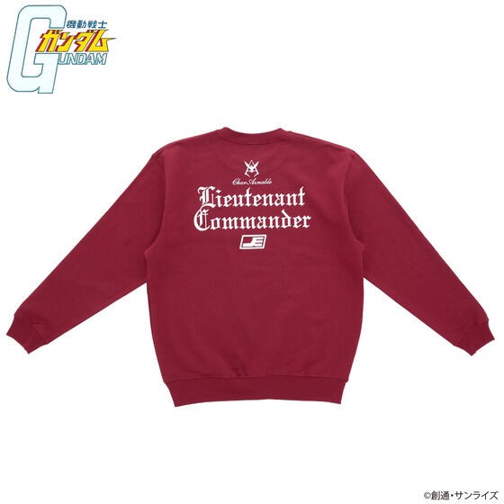 PRE-ORDER : Mobile Suit Gundam Rank Insignia Motif Series Sweatshirts