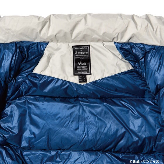 PRE-ORDER : STRICT-G NANGA "Mobile Suit Gundam Char's Counterattack" AURORA STAND JACKET Down Jacket