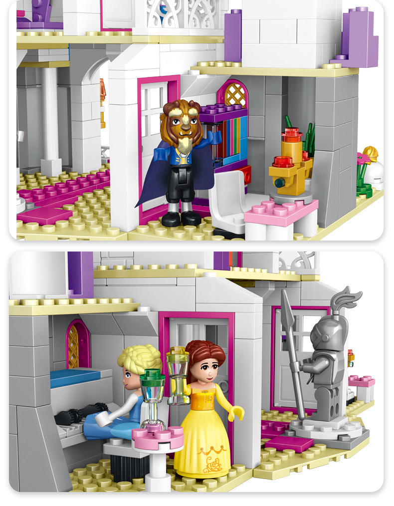 Lele 37009 Princess Beauty and the Beast 667pcs