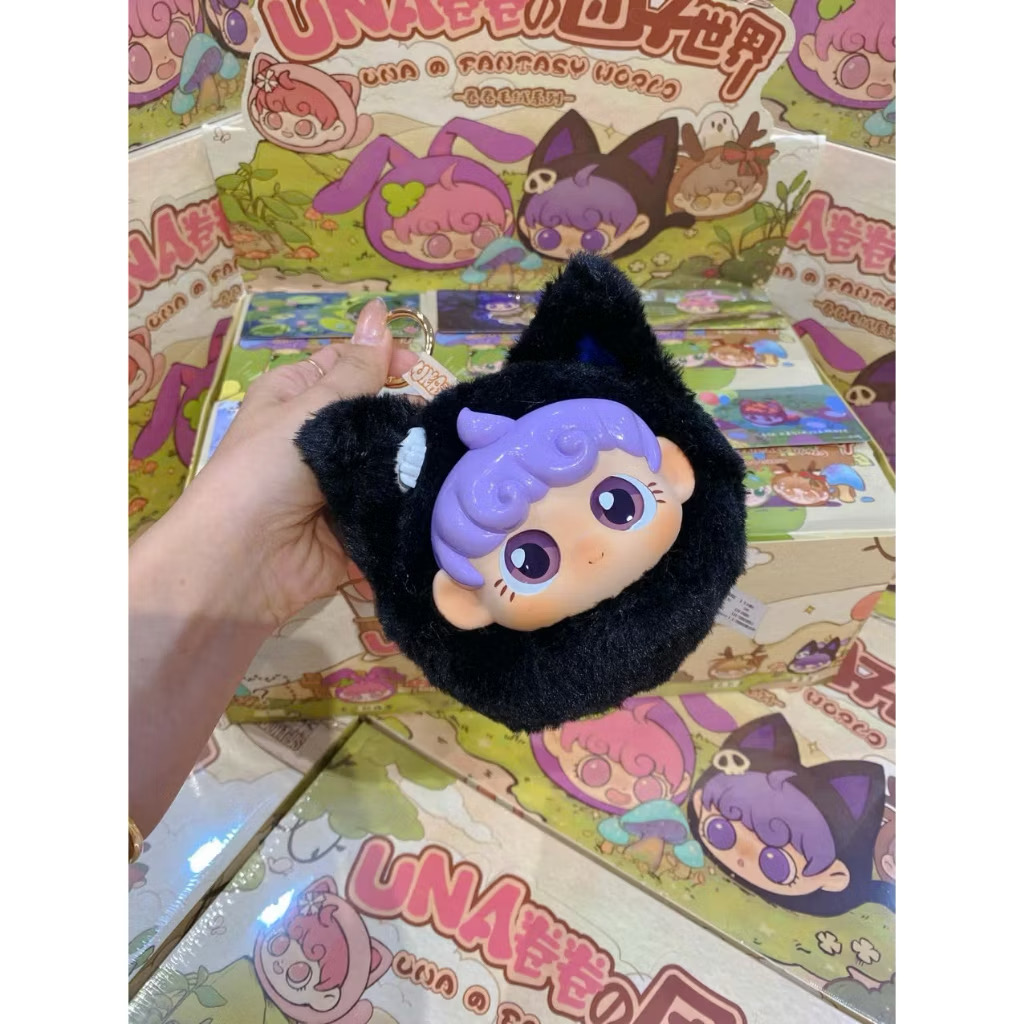 ตุ๊กตาพวงกุญแจ UNA Fantasy World - Roll Plush Toy Series by The Clock Toys