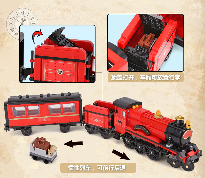 King 83033 Harry Potter - Hogwarts Express 898pcs