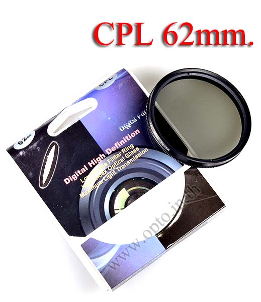 Digital Filter 62mm. CPL Circular Polarizing C-PL