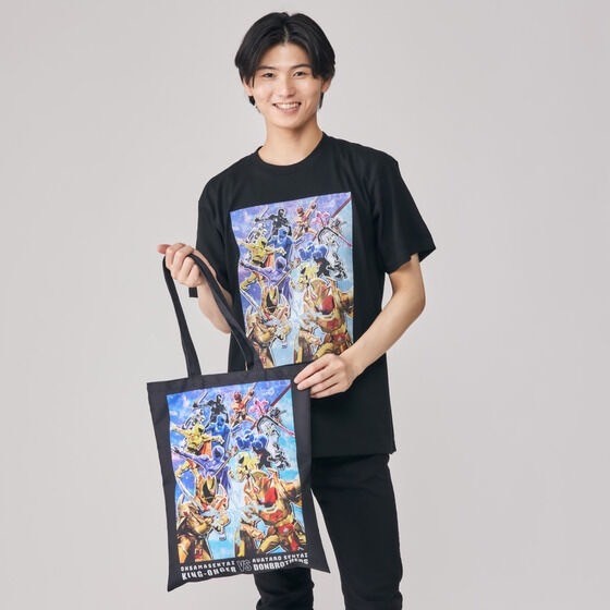 PRE-ORDER : "King-Ohger VS Donbrothers" "King-Ohger VS Kyoryuger" Luxurious 2 Features Tote Bag (Vertical)
