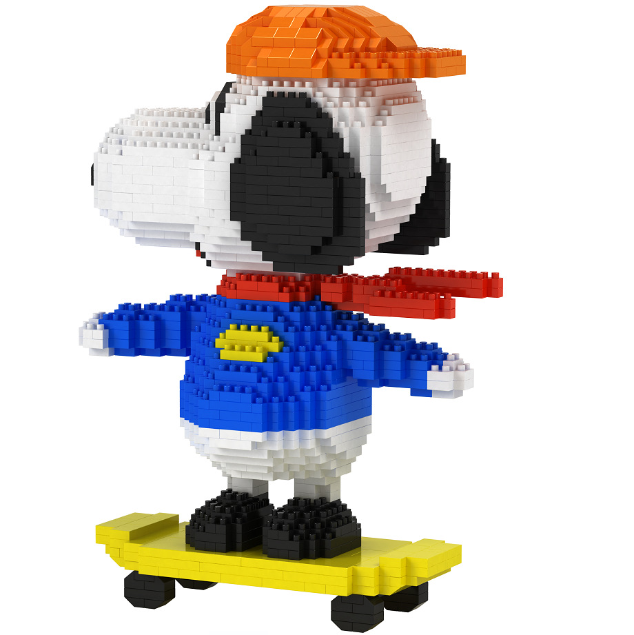 Babu 8822 Snoopy on Skateboard 1550pcs