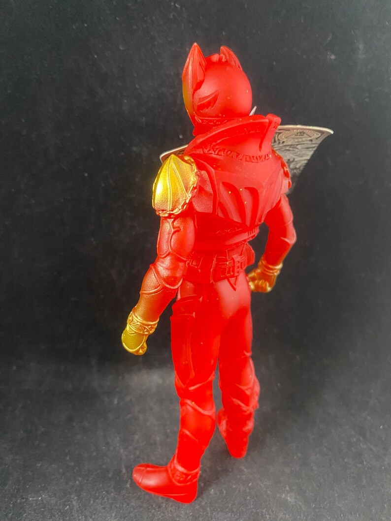 *Limited* Rider Hero Series Kamen Rider Kiva Special Red Color Edition Puri! Kiva! Go Summer Character Festival 2008 Soft Vinyl Figure by Bandai