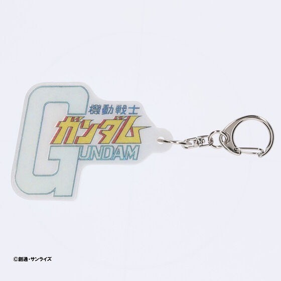 PRE-ORDER : STRICT-G "Mobile Suit Gundam" Title Logo Acrylic Keychain