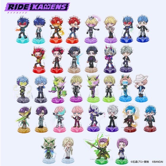 PRE-ORDER : Ride Kamens Deformed Acrylic Stand (34 types in total)