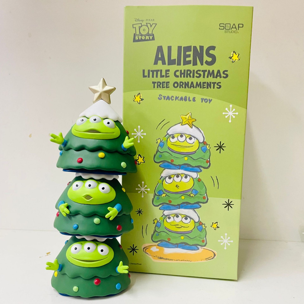 Toy Story - Aliens Little Christmas Tree Ornaments - Stackable Toy by Soap Studio