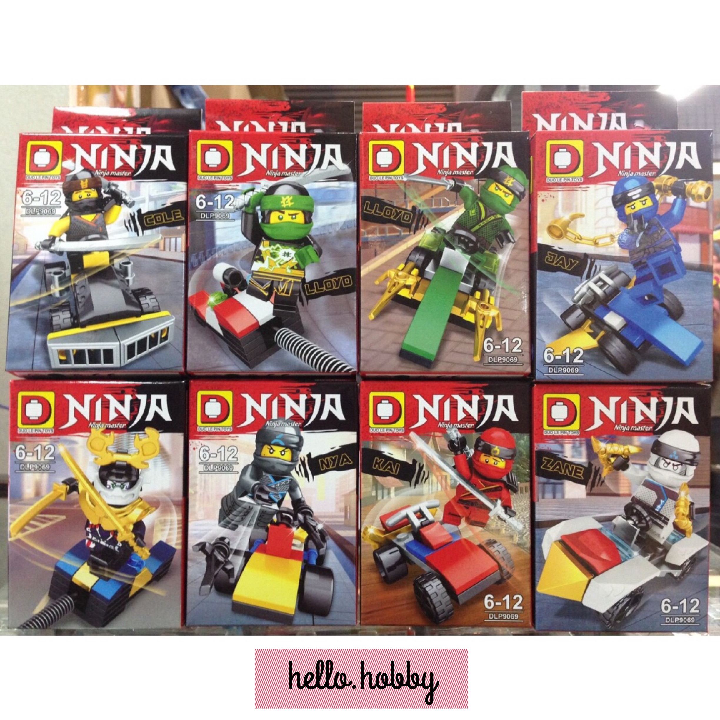 Duo Le Pin Toys DLP9069 1-8 Ninjago